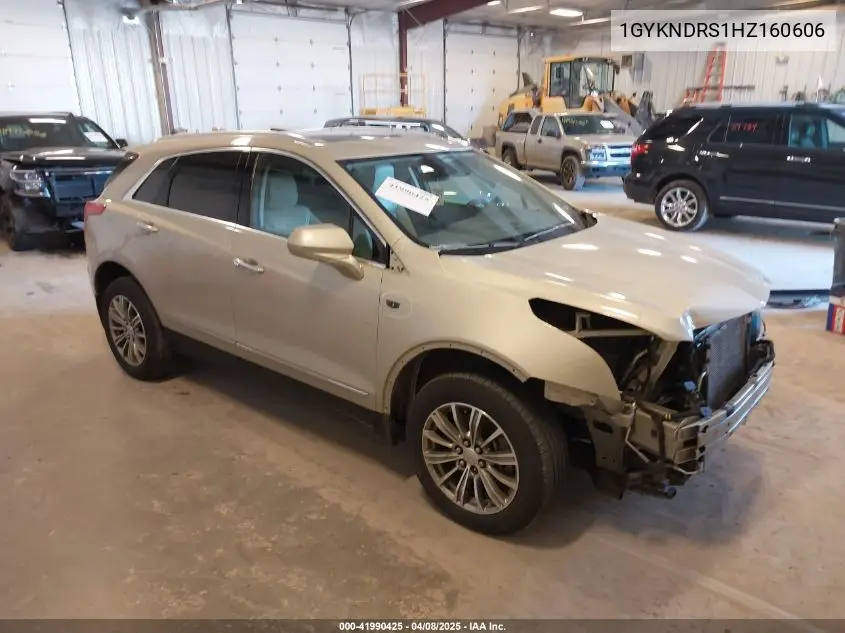 2017 Cadillac Xt5 Luxury VIN: 1GYKNDRS1HZ160606 Lot: 41990425