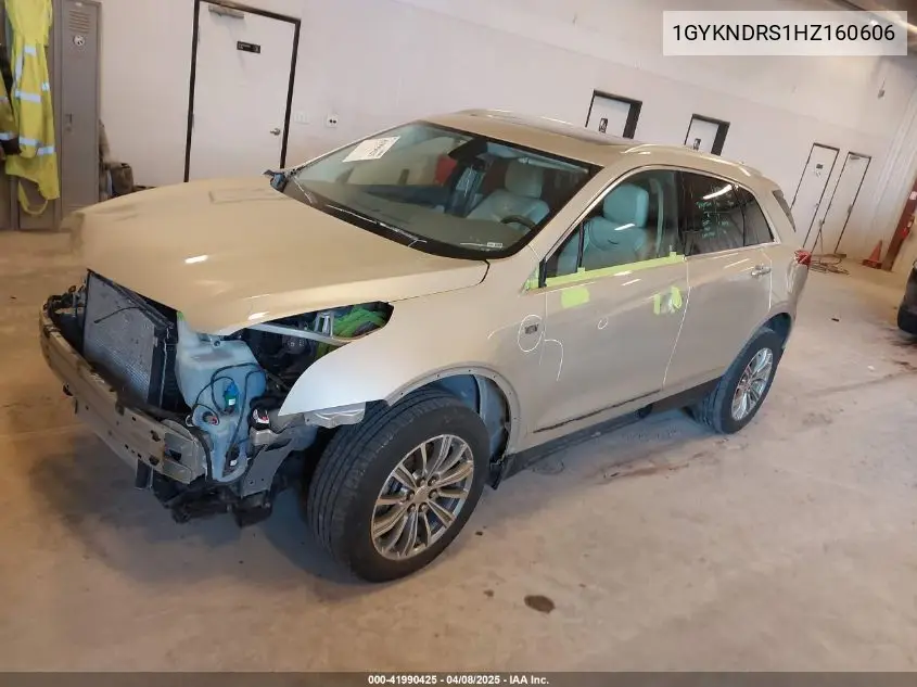 2017 Cadillac Xt5 Luxury VIN: 1GYKNDRS1HZ160606 Lot: 41990425