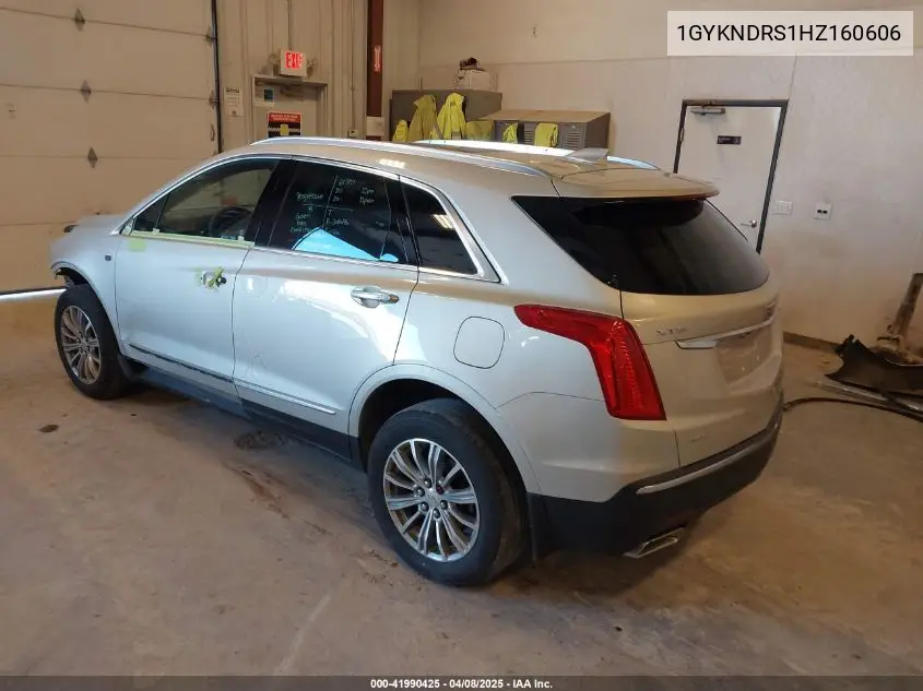 2017 Cadillac Xt5 Luxury VIN: 1GYKNDRS1HZ160606 Lot: 41990425
