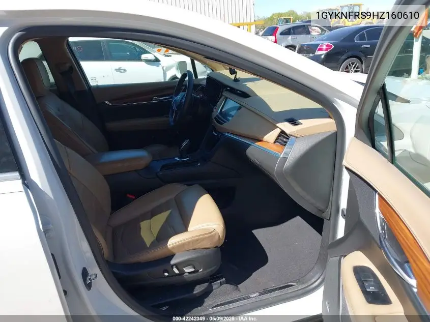 2017 Cadillac Xt5 Platinum VIN: 1GYKNFRS9HZ160610 Lot: 42242349