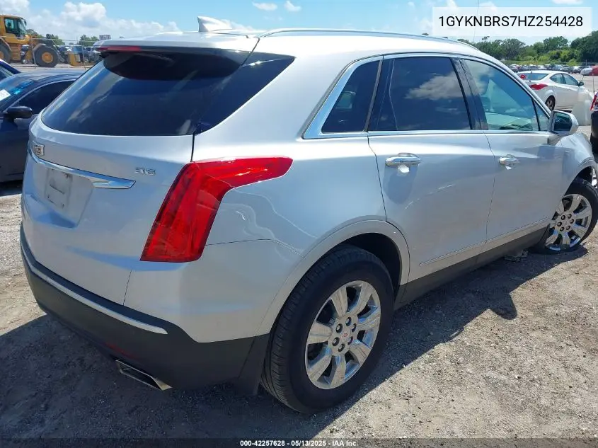 2017 Cadillac Xt5 Luxury VIN: 1GYKNBRS7HZ254428 Lot: 42257628