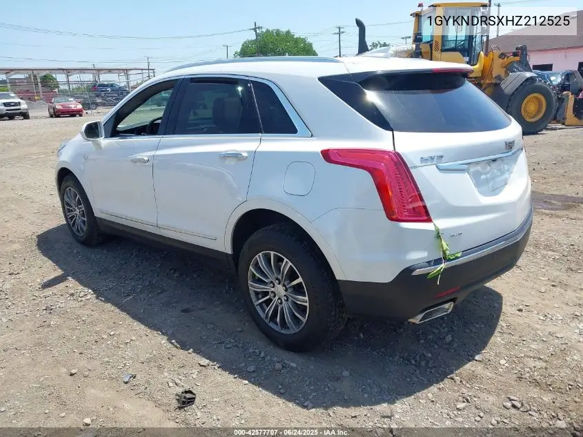 2017 Cadillac Xt5 Luxury VIN: 1GYKNDRSXHZ212525 Lot: 42577707