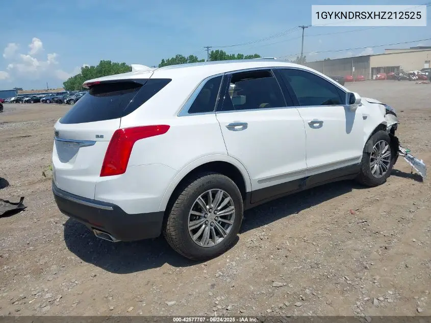 2017 Cadillac Xt5 Luxury VIN: 1GYKNDRSXHZ212525 Lot: 42577707