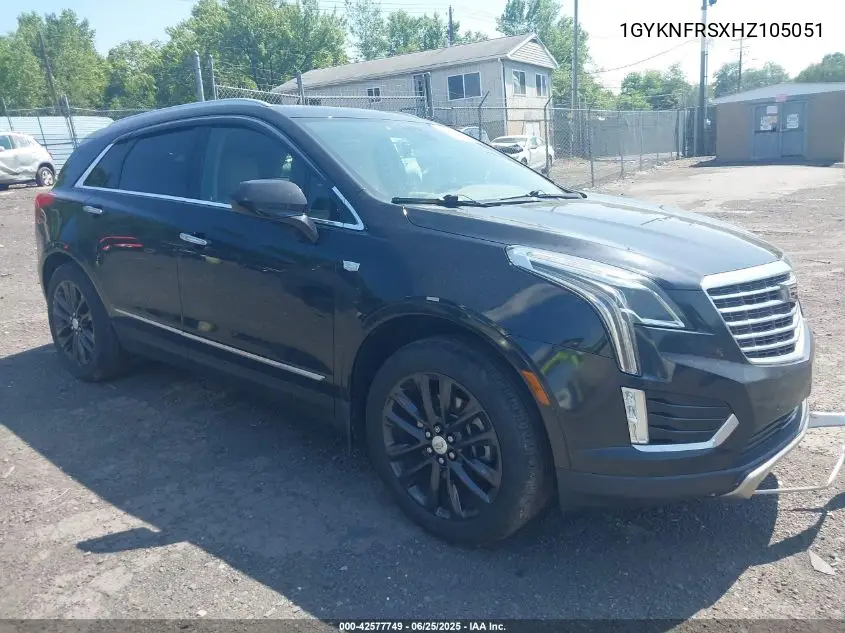 2017 Cadillac Xt5 Platinum VIN: 1GYKNFRSXHZ105051 Lot: 42577749