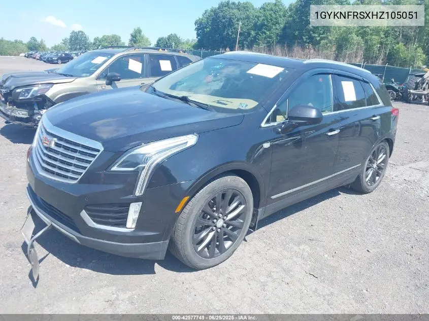 2017 Cadillac Xt5 Platinum VIN: 1GYKNFRSXHZ105051 Lot: 42577749