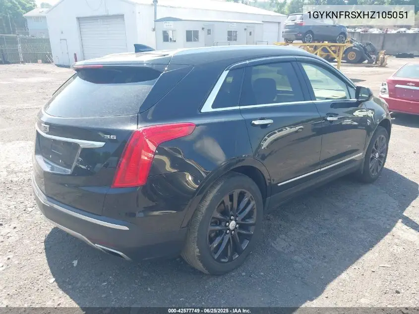 2017 Cadillac Xt5 Platinum VIN: 1GYKNFRSXHZ105051 Lot: 42577749