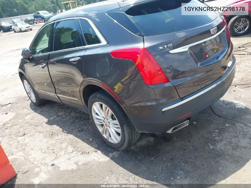 2017 Cadillac Xt5 Premium Luxury VIN: 1GYKNCRS2HZ298178 Lot: 42578626