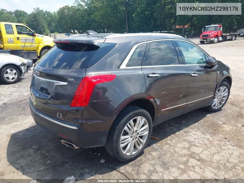 2017 Cadillac Xt5 Premium Luxury VIN: 1GYKNCRS2HZ298178 Lot: 42578626