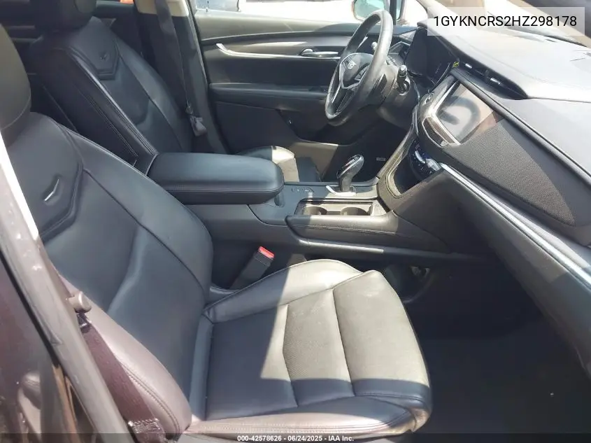 2017 Cadillac Xt5 Premium Luxury VIN: 1GYKNCRS2HZ298178 Lot: 42578626