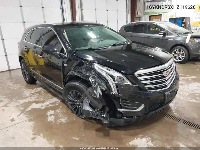 2017 Cadillac Xt5 Luxury VIN: 1GYKNDRSXHZ119620 Lot: 42583386