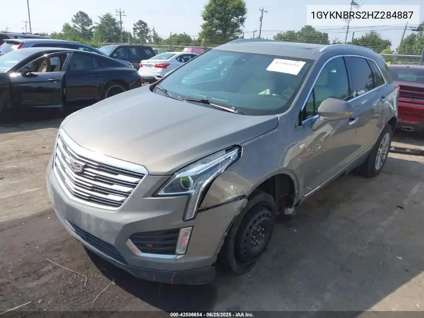 2017 Cadillac Xt5 Luxury VIN: 1GYKNBRS2HZ284887 Lot: 42586654