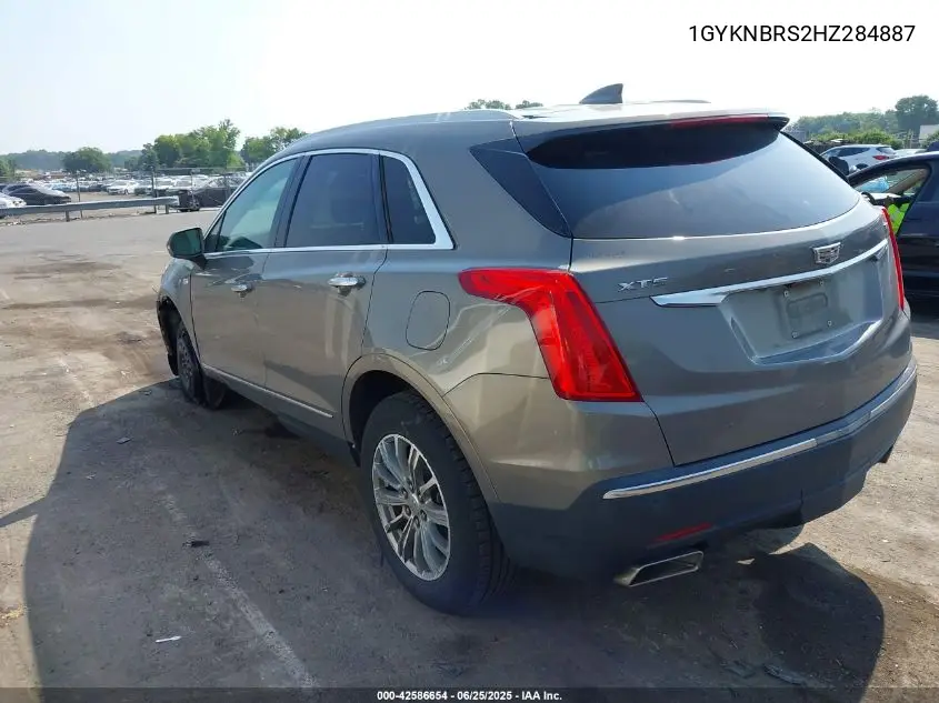 2017 Cadillac Xt5 Luxury VIN: 1GYKNBRS2HZ284887 Lot: 42586654