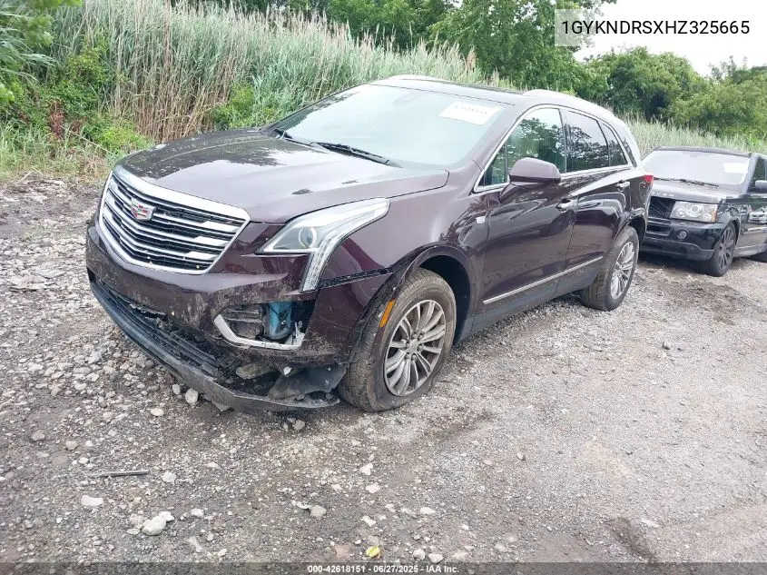2017 Cadillac Xt5 Luxury VIN: 1GYKNDRSXHZ325665 Lot: 42618151