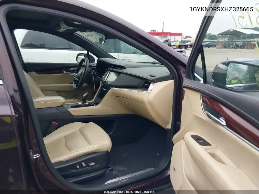 2017 Cadillac Xt5 Luxury VIN: 1GYKNDRSXHZ325665 Lot: 42618151