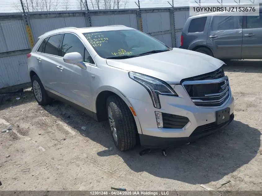 2018 Cadillac Xt5 Luxury VIN: 1GYKNDRS1JZ153676 Lot: 12301248
