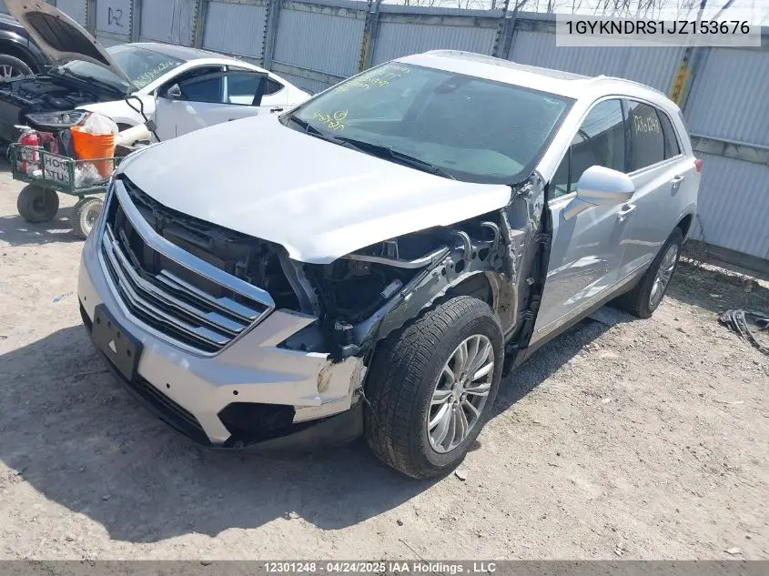 2018 Cadillac Xt5 Luxury VIN: 1GYKNDRS1JZ153676 Lot: 12301248