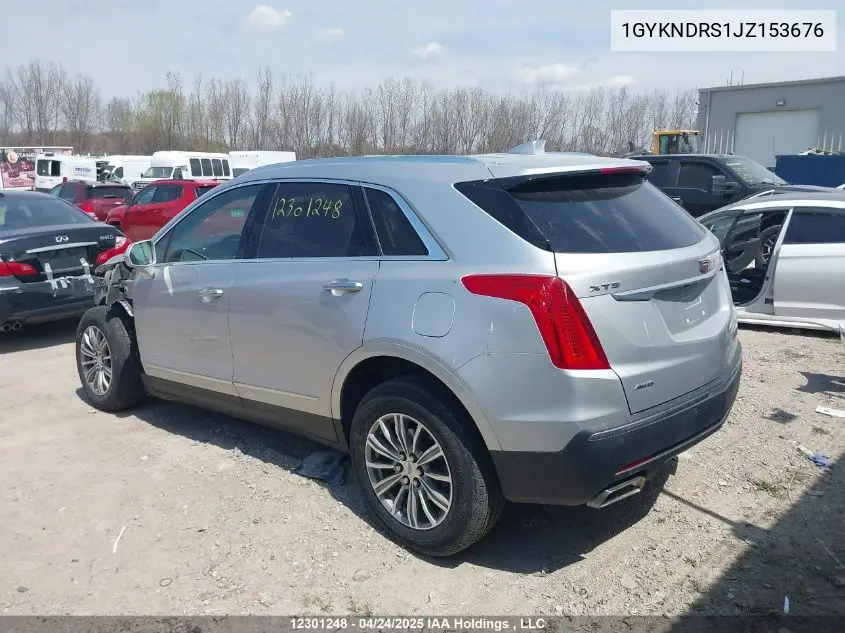 2018 Cadillac Xt5 Luxury VIN: 1GYKNDRS1JZ153676 Lot: 12301248