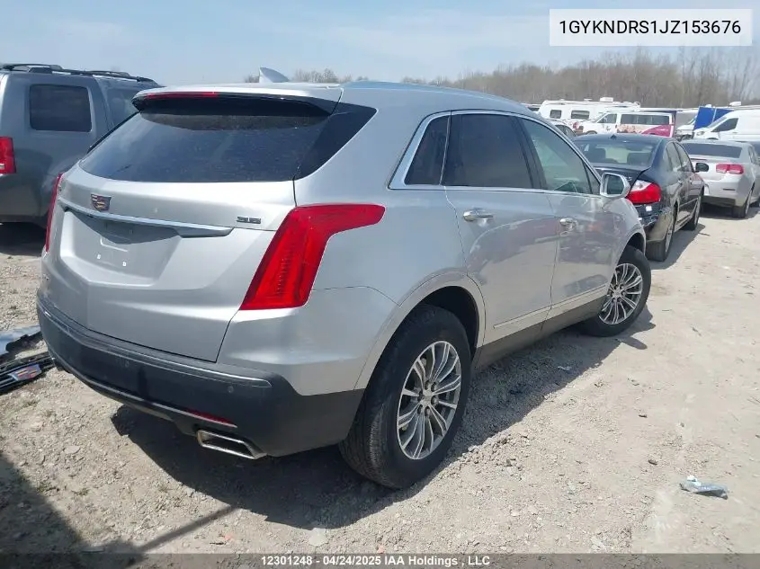 2018 Cadillac Xt5 Luxury VIN: 1GYKNDRS1JZ153676 Lot: 12301248