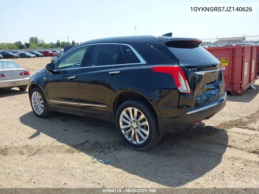 2018 Cadillac Xt5 Platinum VIN: 1GYKNGRS7JZ140626 Lot: 30064778