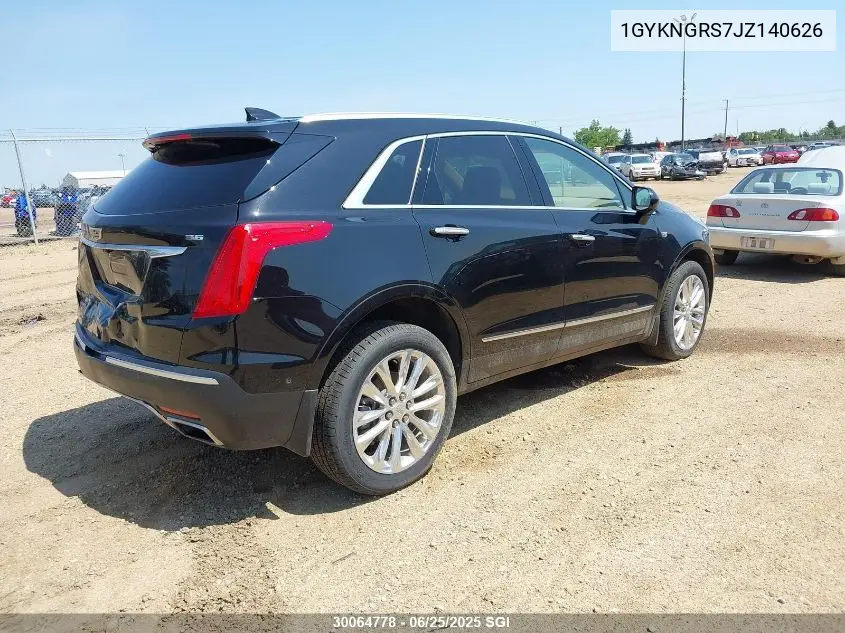 2018 Cadillac Xt5 Platinum VIN: 1GYKNGRS7JZ140626 Lot: 30064778