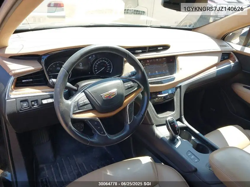 2018 Cadillac Xt5 Platinum VIN: 1GYKNGRS7JZ140626 Lot: 30064778