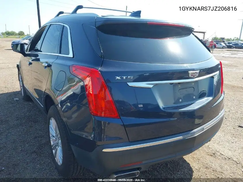 2018 Cadillac Xt5 Standard VIN: 1GYKNARS7JZ206816 Lot: 42235546