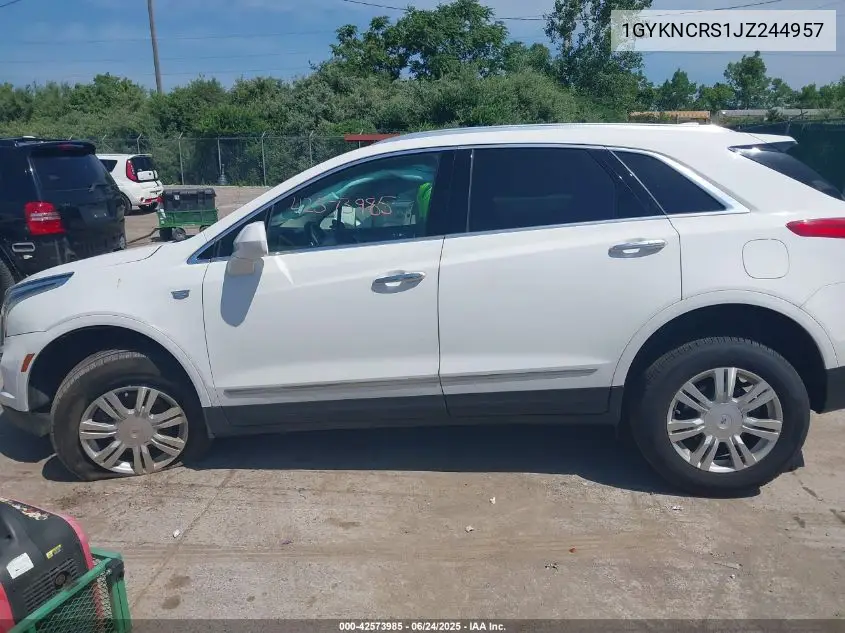 2018 Cadillac Xt5 Luxury VIN: 1GYKNCRS1JZ244957 Lot: 42573985