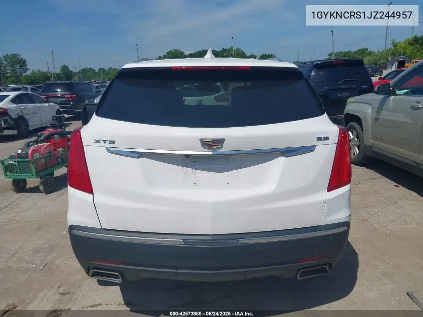 2018 Cadillac Xt5 Luxury VIN: 1GYKNCRS1JZ244957 Lot: 42573985