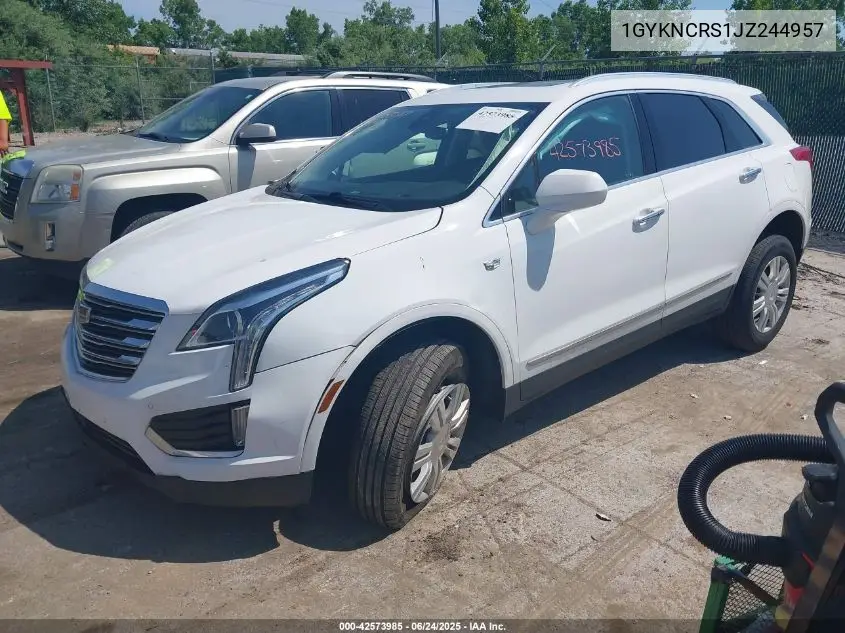 2018 Cadillac Xt5 Luxury VIN: 1GYKNCRS1JZ244957 Lot: 42573985
