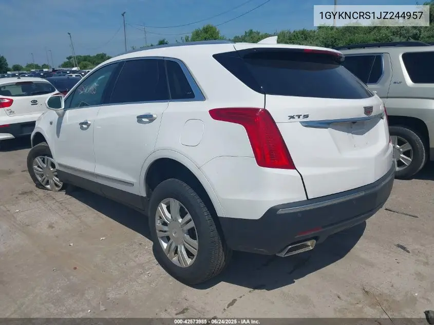 2018 Cadillac Xt5 Luxury VIN: 1GYKNCRS1JZ244957 Lot: 42573985