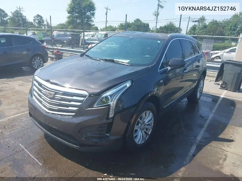2018 Cadillac Xt5 Standard VIN: 1GYKNARS4JZ152746 Lot: 42578403