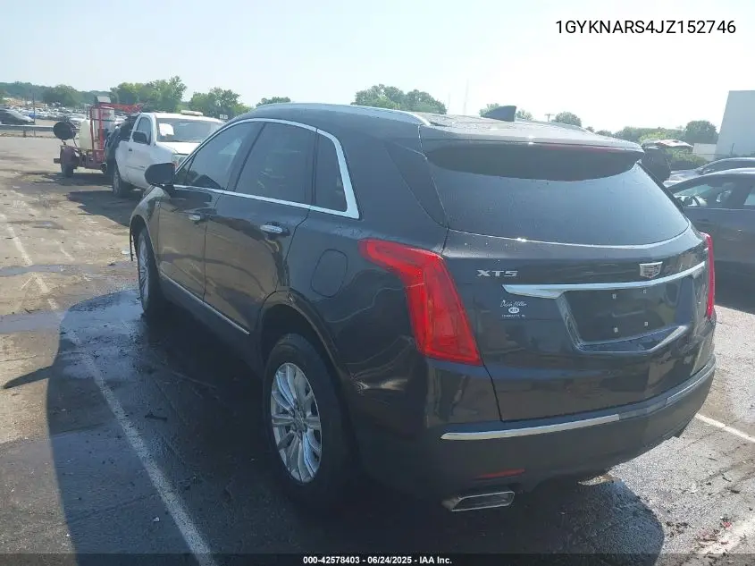 2018 Cadillac Xt5 Standard VIN: 1GYKNARS4JZ152746 Lot: 42578403