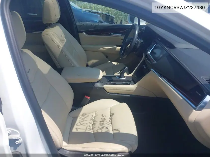 2018 Cadillac Xt5 Luxury VIN: 1GYKNCRS7JZ237480 Lot: 42611478