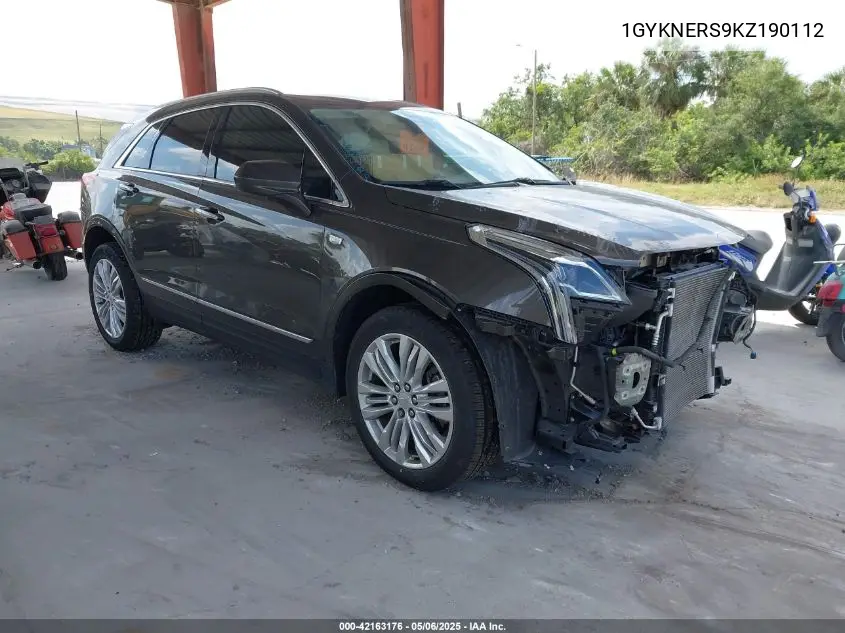 2019 Cadillac Xt5 Premium Luxury VIN: 1GYKNERS9KZ190112 Lot: 42163176