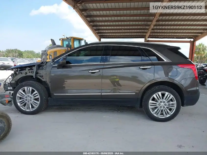 2019 Cadillac Xt5 Premium Luxury VIN: 1GYKNERS9KZ190112 Lot: 42163176