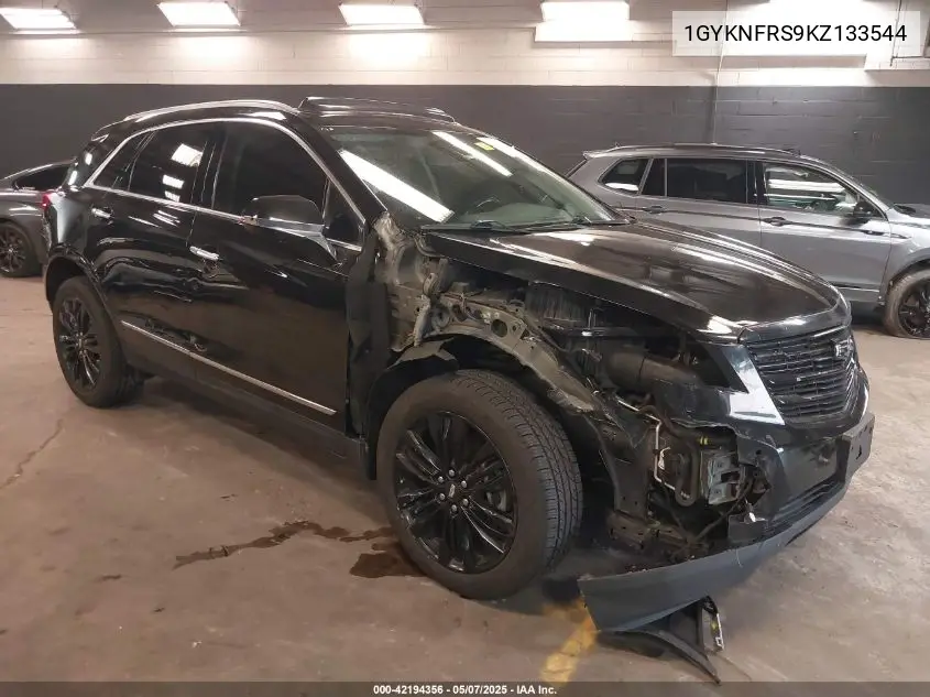 2019 Cadillac Xt5 Premium Luxury VIN: 1GYKNFRS9KZ133544 Lot: 42194356