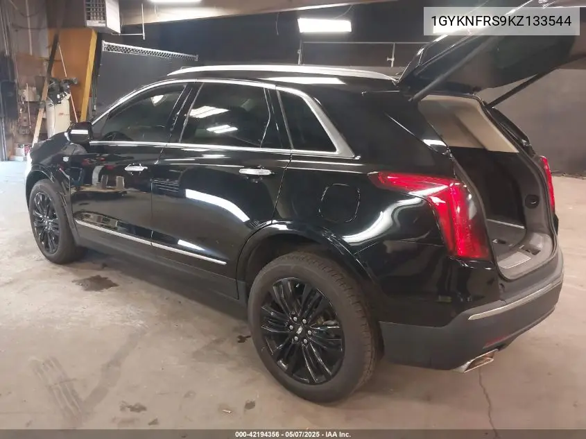 2019 Cadillac Xt5 Premium Luxury VIN: 1GYKNFRS9KZ133544 Lot: 42194356