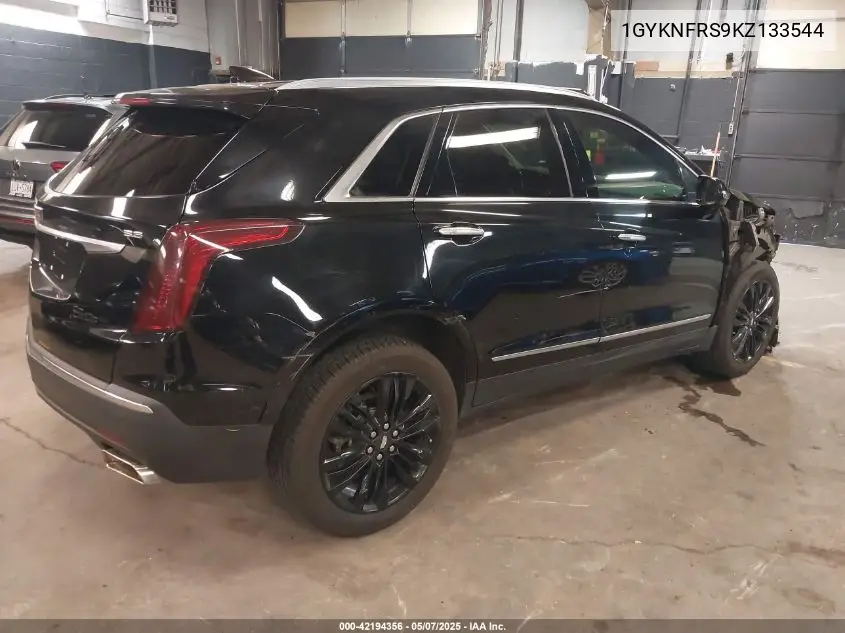 2019 Cadillac Xt5 Premium Luxury VIN: 1GYKNFRS9KZ133544 Lot: 42194356