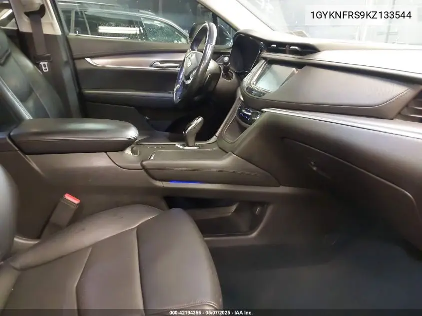 2019 Cadillac Xt5 Premium Luxury VIN: 1GYKNFRS9KZ133544 Lot: 42194356