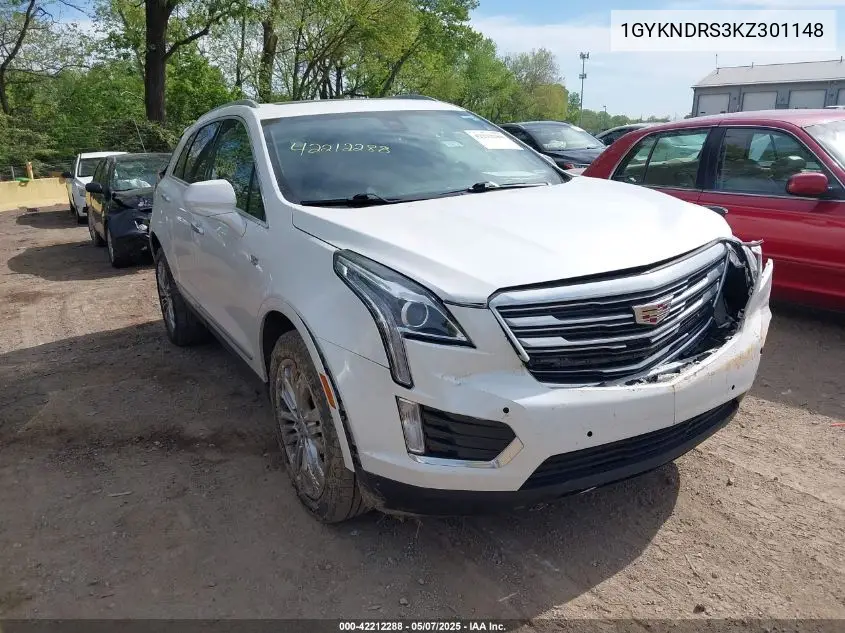 2019 Cadillac Xt5 Luxury VIN: 1GYKNDRS3KZ301148 Lot: 42212288