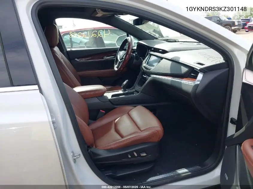 2019 Cadillac Xt5 Luxury VIN: 1GYKNDRS3KZ301148 Lot: 42212288