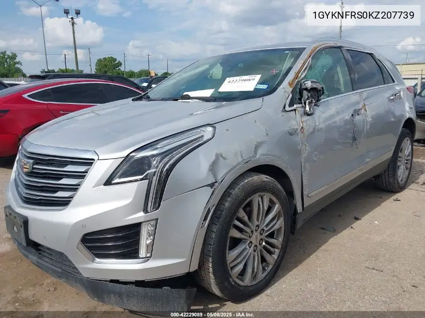 2019 Cadillac Xt5 Premium Luxury VIN: 1GYKNFRS0KZ207739 Lot: 42229089