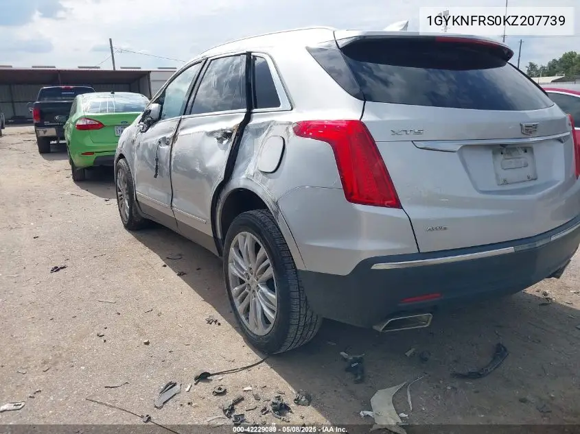 2019 Cadillac Xt5 Premium Luxury VIN: 1GYKNFRS0KZ207739 Lot: 42229089
