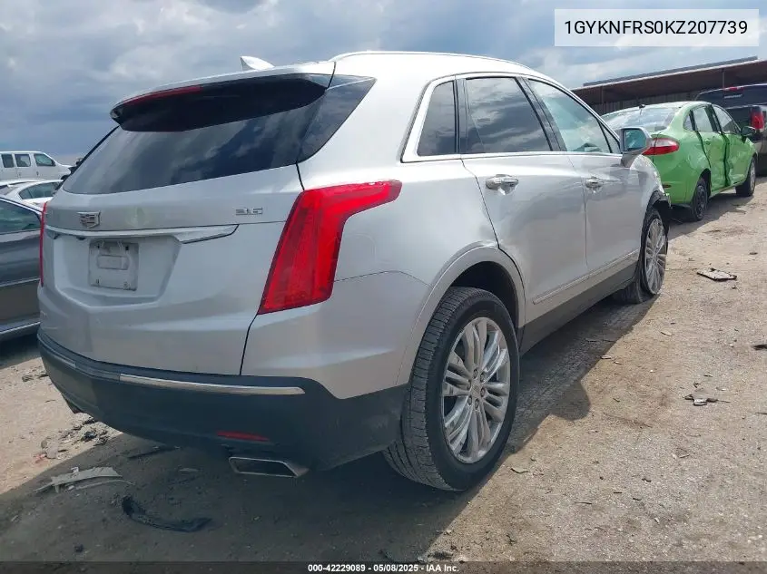 2019 Cadillac Xt5 Premium Luxury VIN: 1GYKNFRS0KZ207739 Lot: 42229089