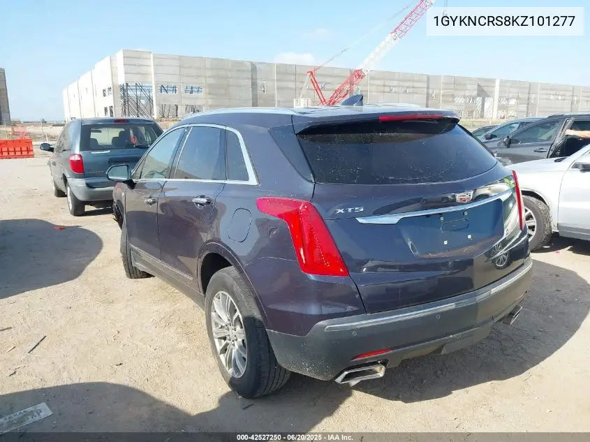 2019 Cadillac Xt5 Luxury VIN: 1GYKNCRS8KZ101277 Lot: 42527250