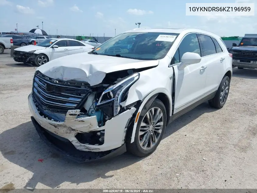 2019 Cadillac Xt5 Luxury VIN: 1GYKNDRS6KZ196959 Lot: 42530719
