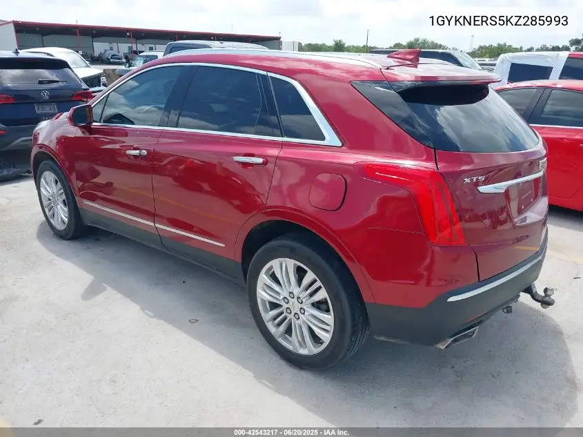 2019 Cadillac Xt5 Premium Luxury VIN: 1GYKNERS5KZ285993 Lot: 42543217