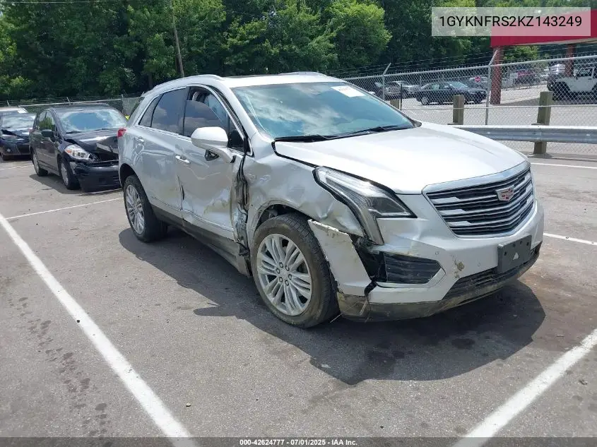 2019 Cadillac Xt5 Premium Luxury VIN: 1GYKNFRS2KZ143249 Lot: 42624777