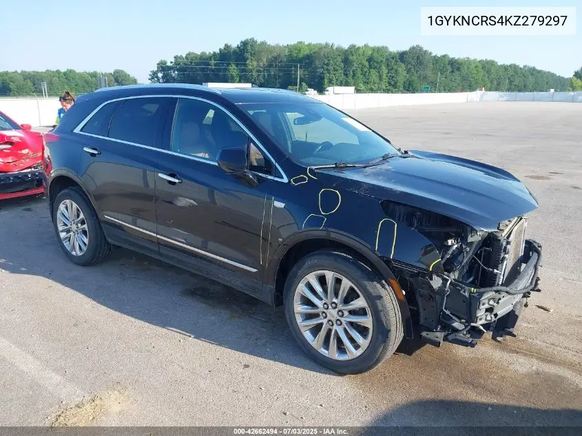 2019 Cadillac Xt5 Luxury VIN: 1GYKNCRS4KZ279297 Lot: 42662494