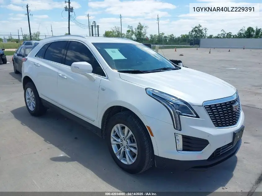 2020 Cadillac Xt5 Fwd Luxury VIN: 1GYKNAR40LZ229391 Lot: 42034080